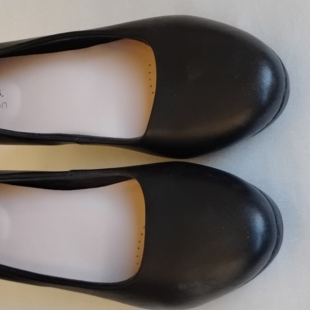 Clarks Collection Ambyr Joy Round Toe Leather Platform Pumps 8.5 Black - Picture 6 of 14